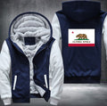 Flag of California Fleece Hoodies Jacket