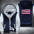 Flag of Hawaii Fleece Hoodies Jacket