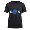 RN Nurse sign Cotton Black Short Sleeve T-Shirt