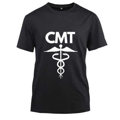 CMT Cotton Black Short Sleeve T-Shirt