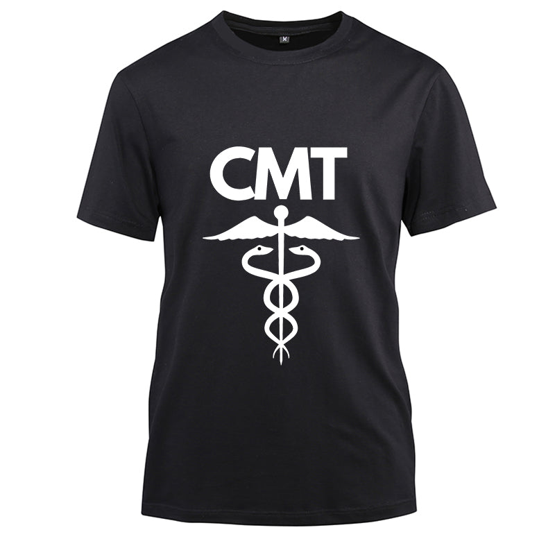 CMT Cotton Black Short Sleeve T-Shirt