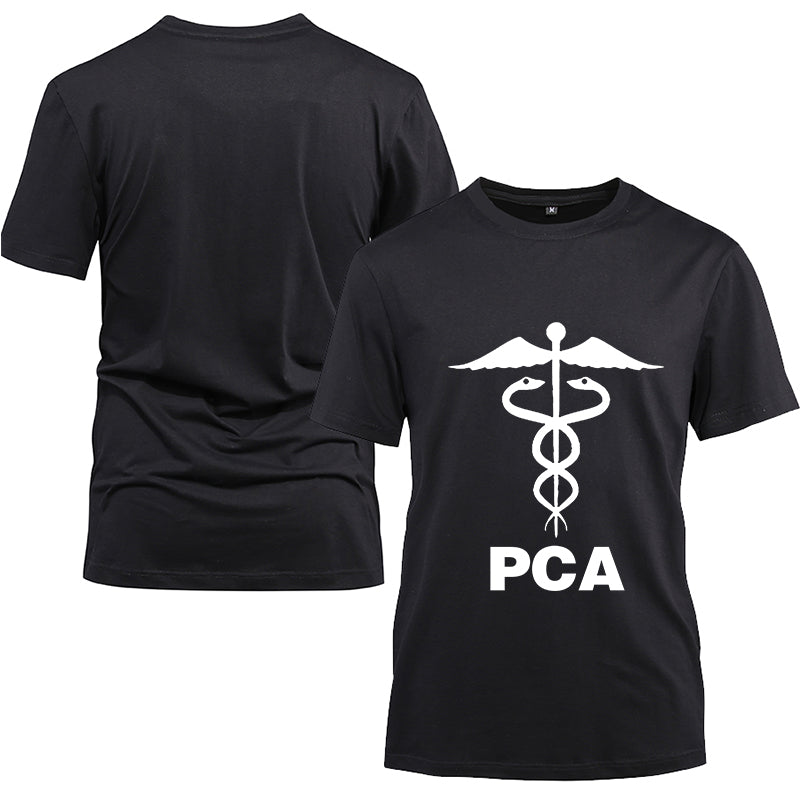 PCA Cotton Black Short Sleeve T-Shirt