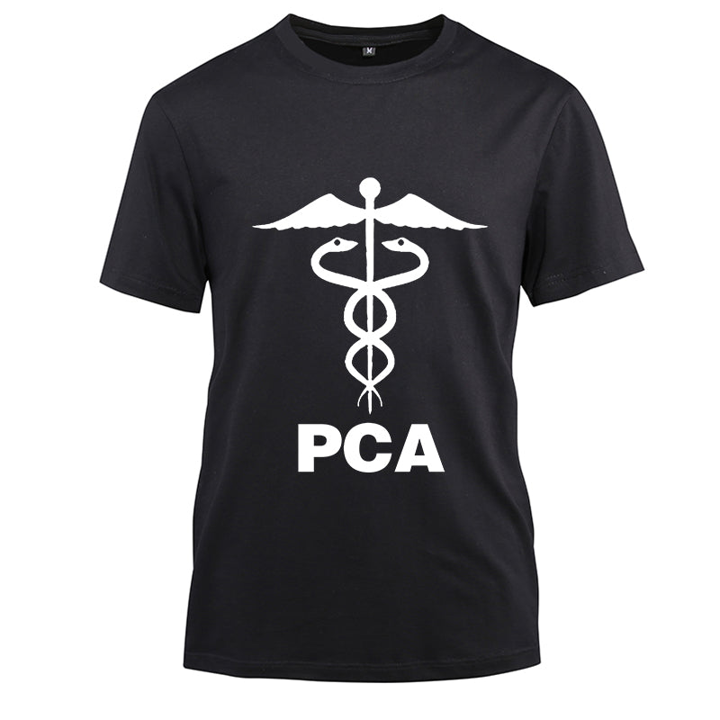 PCA Cotton Black Short Sleeve T-Shirt
