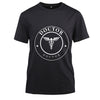Doctor Cotton Black Short Sleeve T-Shirt