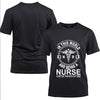 In this world nurse Cotton Black Short Sleeve T-Shirt