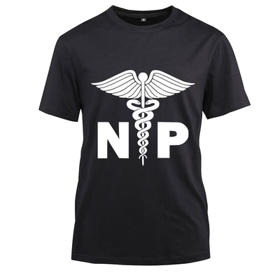 Nurse Practitioner NP Cotton Black Short Sleeve T-Shirt