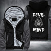 Skull Devil mind Fleece Hoodies Jacket