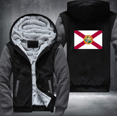 Flag of Florida Fleece Hoodies Jacket