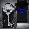 Flag of Indiana Fleece Hoodies Jacket