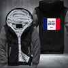 Flag of Iowa Fleece Hoodies Jacket