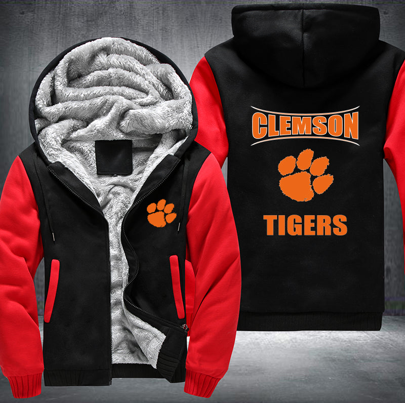 Clemson Tigers Fleece Hoodies Jacket