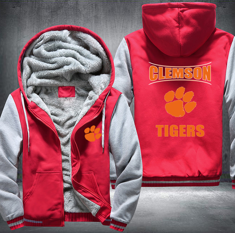 Clemson Tigers Fleece Hoodies Jacket