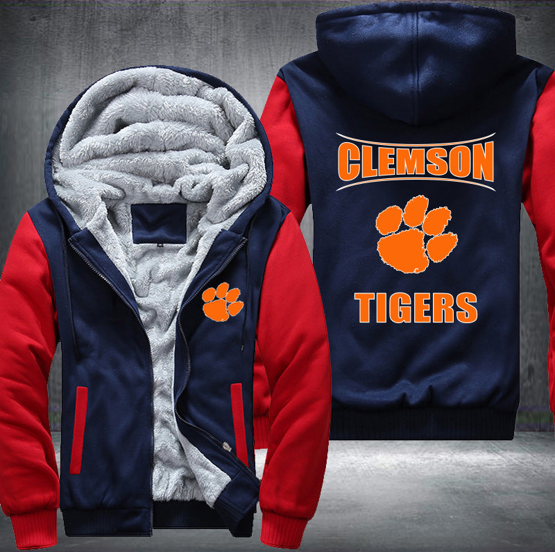 Clemson Tigers Fleece Hoodies Jacket