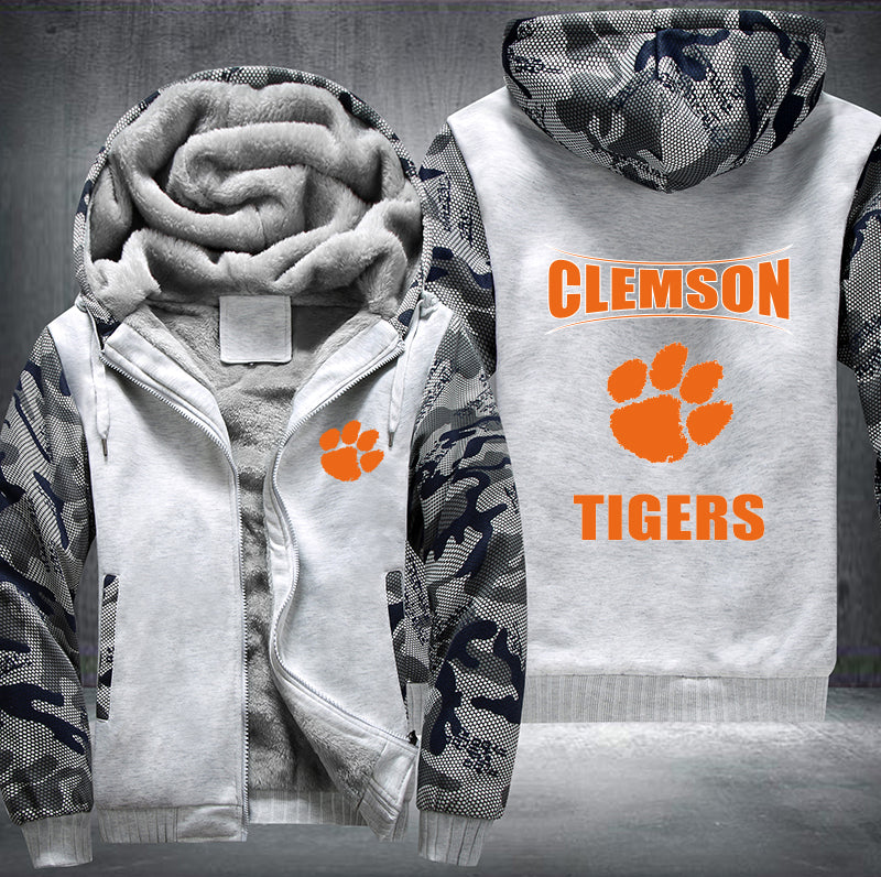 Clemson Tigers Fleece Hoodies Jacket