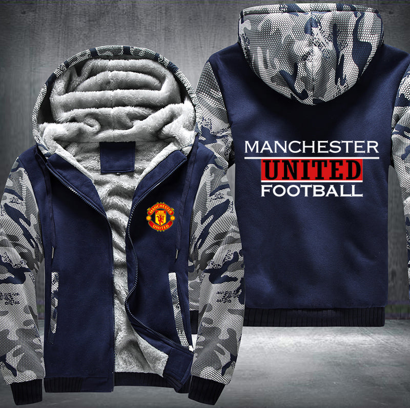 Manchester United Football Fleece Hoodies Jacket
