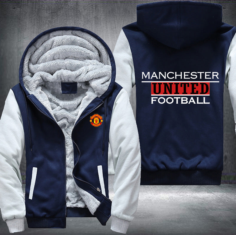Manchester United Football Fleece Hoodies Jacket