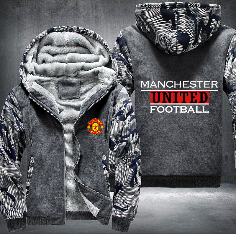 Manchester United Football Fleece Hoodies Jacket