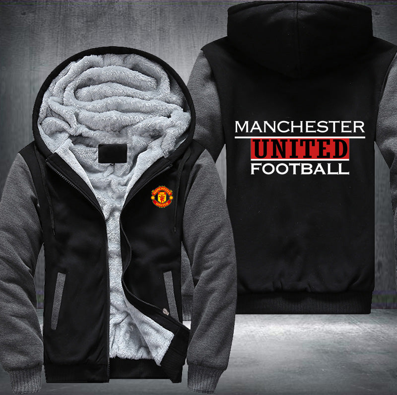 Manchester United Football Fleece Hoodies Jacket