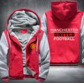 Manchester United Football Fleece Hoodies Jacket