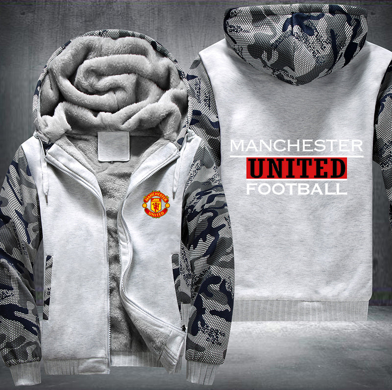 Manchester United Football Fleece Hoodies Jacket