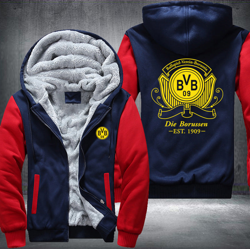 Die Borussen est 1909 Fleece Hoodies Jacket
