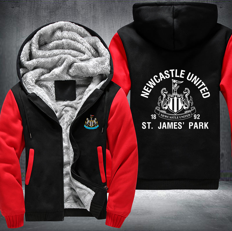 Newcastle United ST James Park Fleece Hoodies Jacket