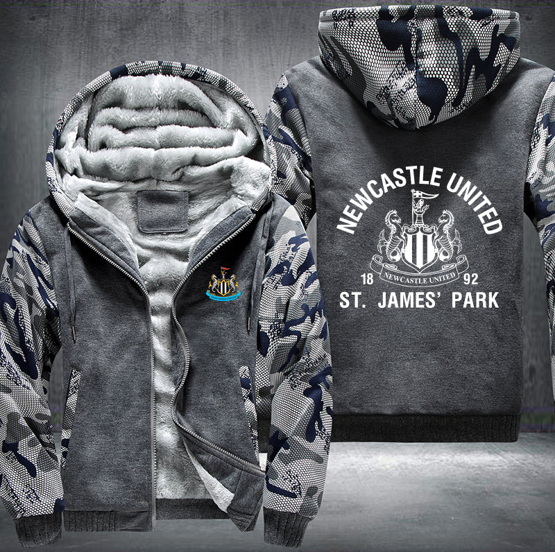 Newcastle United ST James Park Fleece Hoodies Jacket