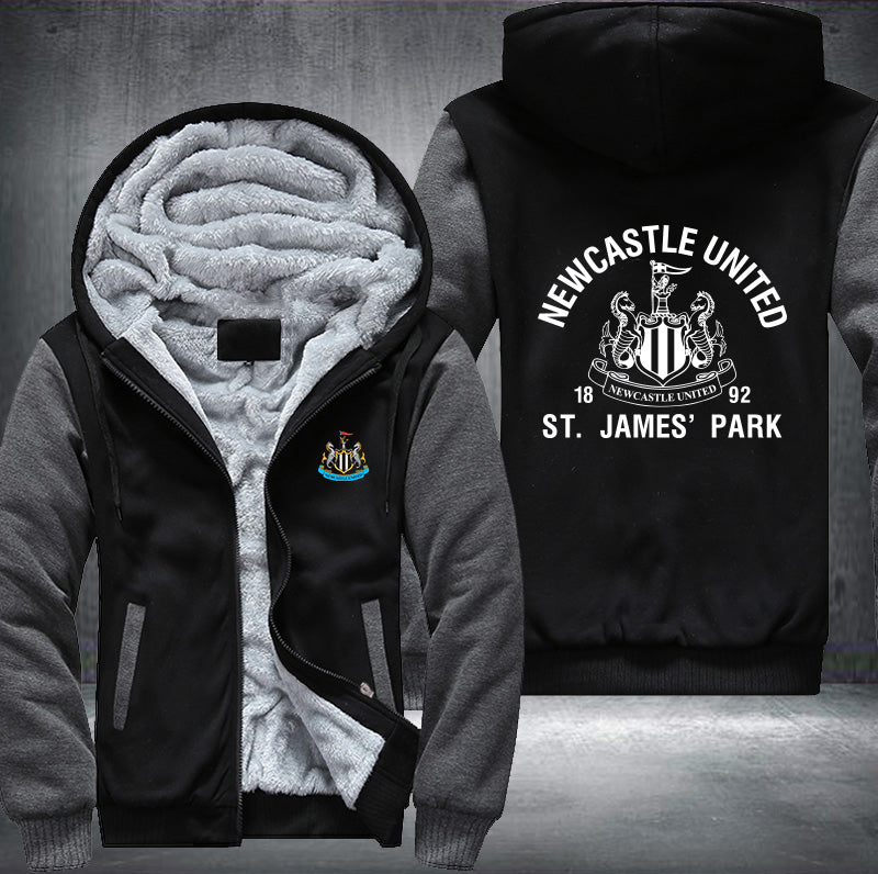 Newcastle United ST James Park Fleece Hoodies Jacket