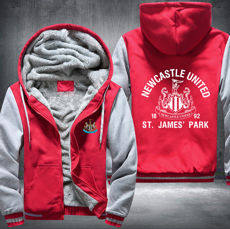 Newcastle United ST James Park Fleece Hoodies Jacket