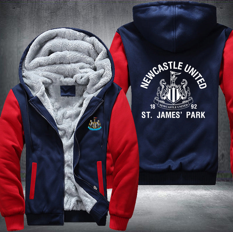 Newcastle United ST James Park Fleece Hoodies Jacket