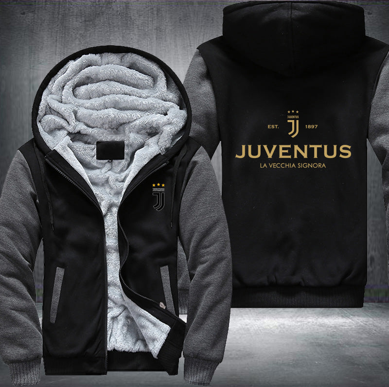 Juventus Est 1897 Fleece Hoodies Jacket