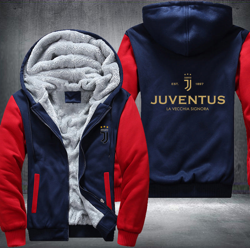 Juventus Est 1897 Fleece Hoodies Jacket