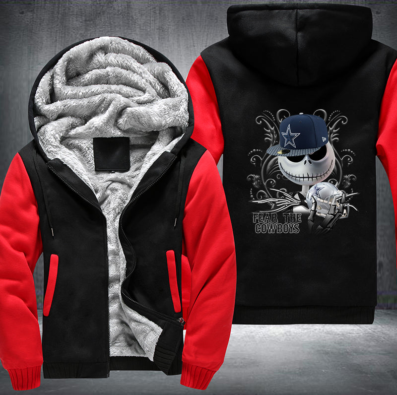 Fear The Cowboys Fleece Hoodies Jacket