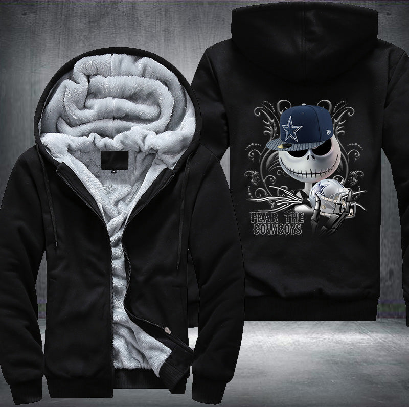 Fear The Cowboys Fleece Hoodies Jacket