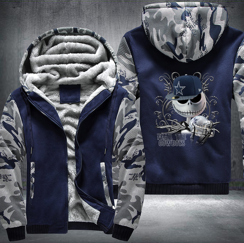 Fear The Cowboys Fleece Hoodies Jacket