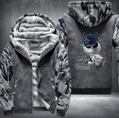 Fear The Cowboys Fleece Hoodies Jacket
