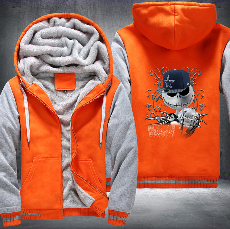 Fear The Cowboys Fleece Hoodies Jacket