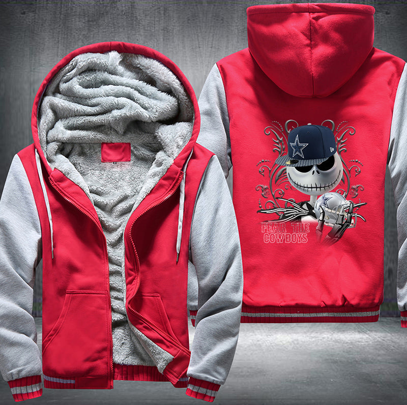 Fear The Cowboys Fleece Hoodies Jacket