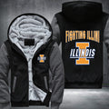 Fighting Illini Fleece Hoodies Jacket