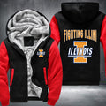 Fighting Illini Fleece Hoodies Jacket