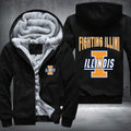 Fighting Illini Fleece Hoodies Jacket