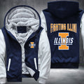 Fighting Illini Fleece Hoodies Jacket