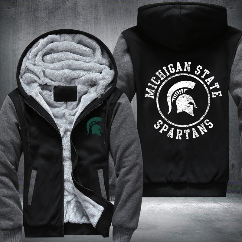 Michigan State Spartans Fleece Hoodies Jacket