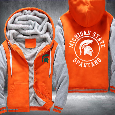 Michigan State Spartans Fleece Hoodies Jacket