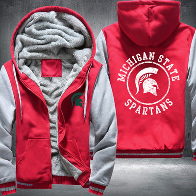 Michigan State Spartans Fleece Hoodies Jacket