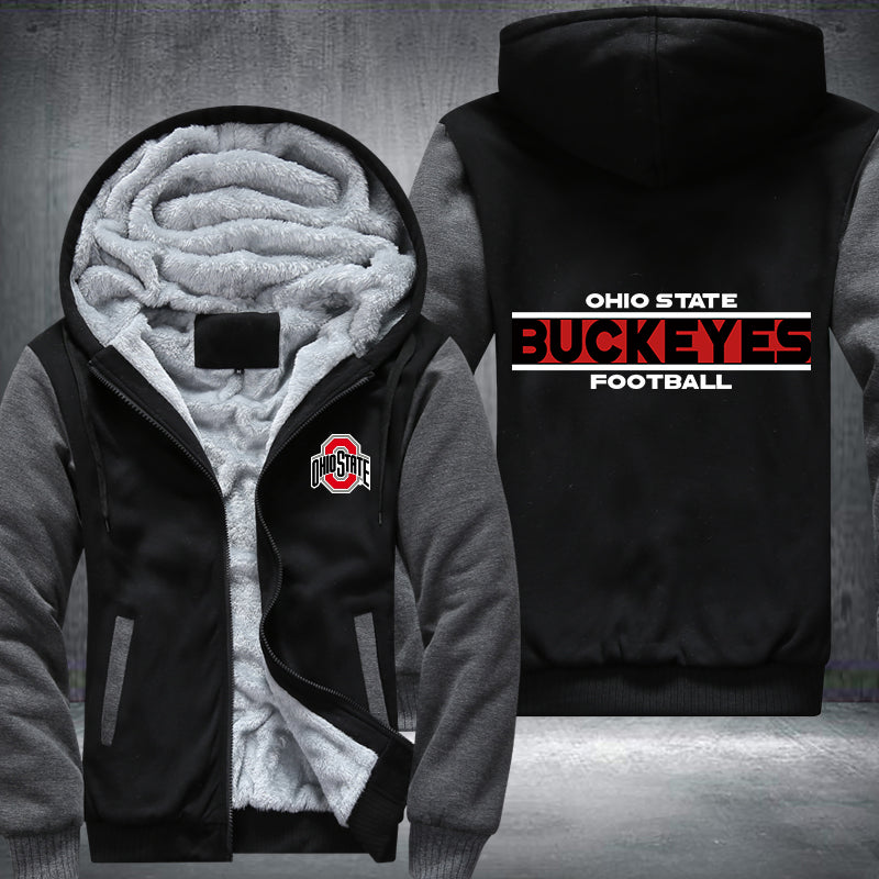 Ohio State Buckeyes Football Fleece Hoodies Jacket