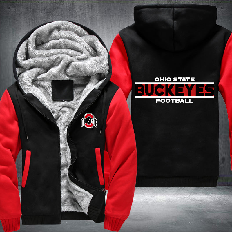Ohio State Buckeyes Football Fleece Hoodies Jacket