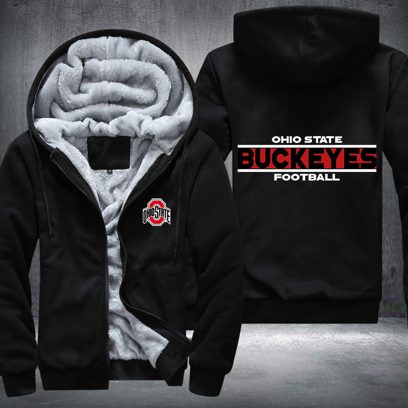 Ohio State Buckeyes Football Fleece Hoodies Jacket