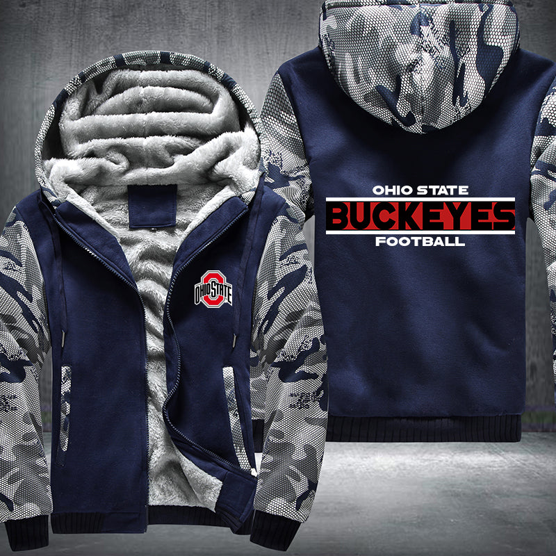 Ohio State Buckeyes Football Fleece Hoodies Jacket