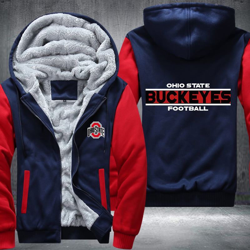 Ohio State Buckeyes Football Fleece Hoodies Jacket